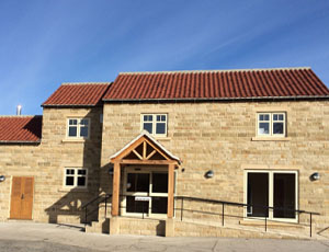 Caravan park entrance