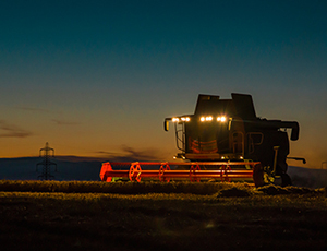 Harvesting on the farm